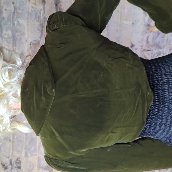 Vintage velvet cropped jacket - Picture 10 of 16